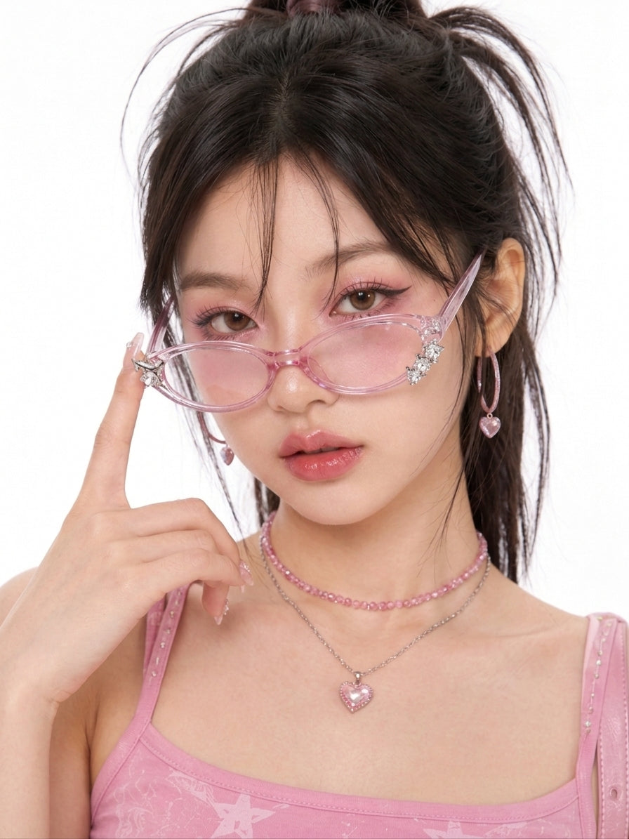 Pink Comet Glasses
